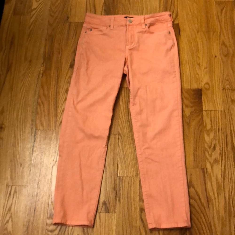 NYDJ Not Your Daughter’s Jeans Ankle Jeans Salmon Color Size 4 EUC